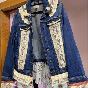 NWOT Upcycled Jean Jacket